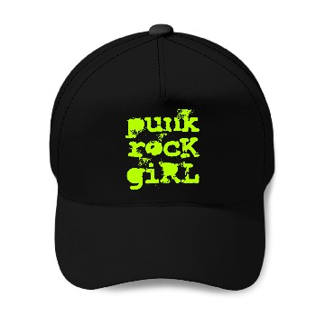 Discover Punk Rock Girl Baseball Caps