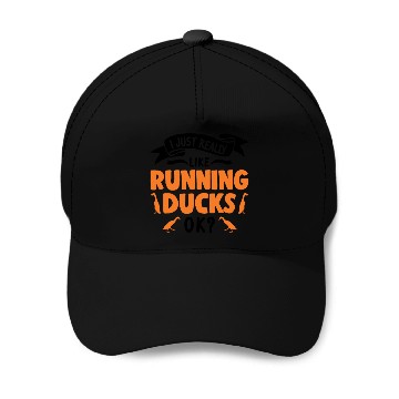 Discover I Just Really Like Running Ducks Baseball Caps