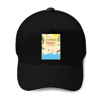 Discover Summer party Baseball Caps