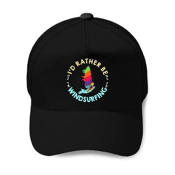 Discover Windsurfing Board Sail Paddle Windsurfer Baseball Caps
