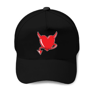 Discover Red Heart - Devil Heart - Gift Baseball Caps