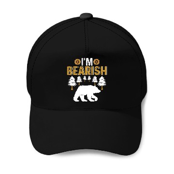 Discover I'm Bearish Bitcoin Baseball Caps
