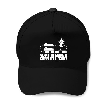 Discover Electrician Electrical Engineer Lineman Baseball Caps