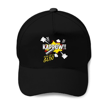 Discover Kappow Bullets Gun Explosion Big bang Aesthetic Baseball Caps