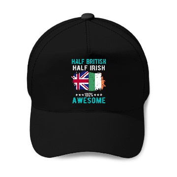 Discover Half British Half Irish Baseball Caps