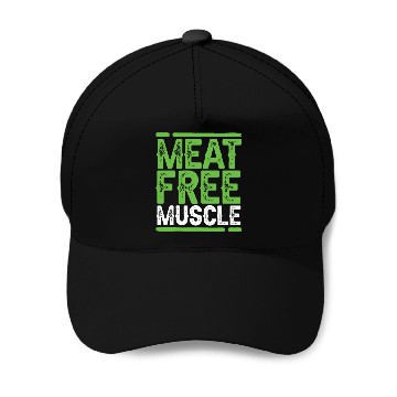 Discover Meat Free Muscle Plantstrong Baseball Caps