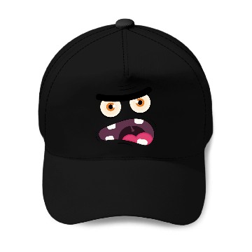 Discover Monster Face Baseball Caps