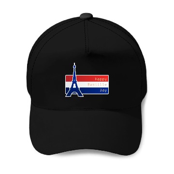 Discover Bastille Day Eiffel Tower Baseball Caps