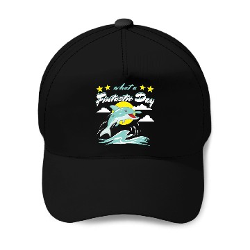 Discover Fintastic Dolphin Baseball Caps
