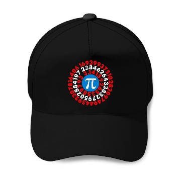 Discover Mathematician Captain Pi Superhero Math Nerd Geek Baseball Caps