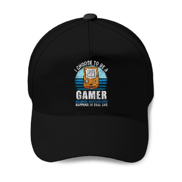Discover Gaming Nerd Energy Internet Baseball Caps