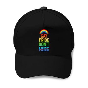 Discover Gay Pride Don't Hide Baseball Caps