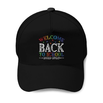 Discover welcome back to school 2022 2023 Baseball Caps