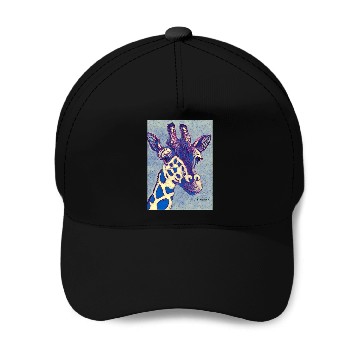 Discover Blue Giraffe Baseball Caps