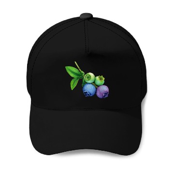 Discover blueberries Baseball Caps