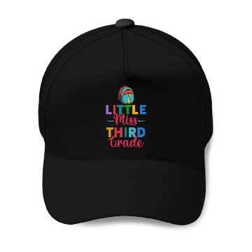 Discover Little Third Grade Student 3rd Grader Teacher Gift Baseball Caps