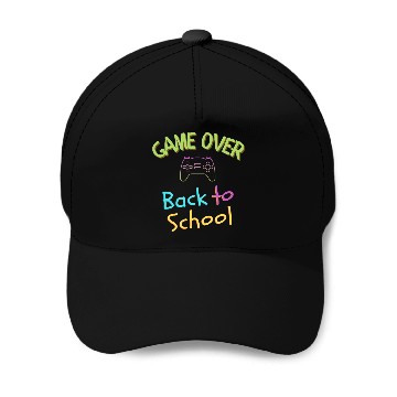 Discover Game Over- Back to School time Baseball Caps