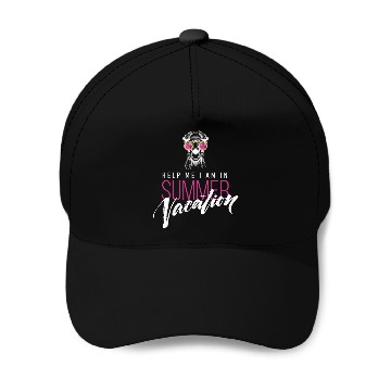 Discover Help me i am in summer vacation Baseball Caps