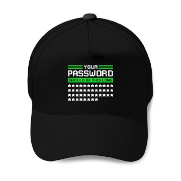 Discover Funny Cyber Security Password Baseball Caps