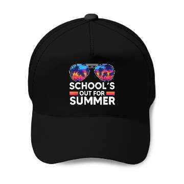 Discover Schools Out For Summer Teacher Baseball Caps