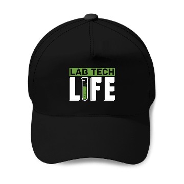 Discover Lab Tech Life Laboratory Technician Science Baseball Caps