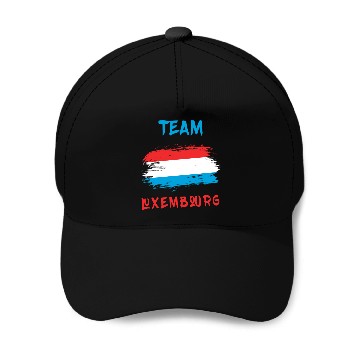 Discover Team Luxembourg flags design Baseball Caps