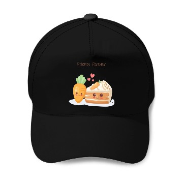 Discover Friends Forever Carrot & Cake Baseball Caps