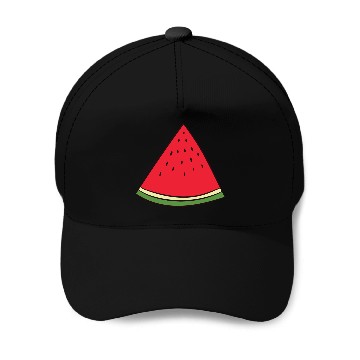 Discover Watermelon - slice, piece, quarter, triangle Baseball Caps