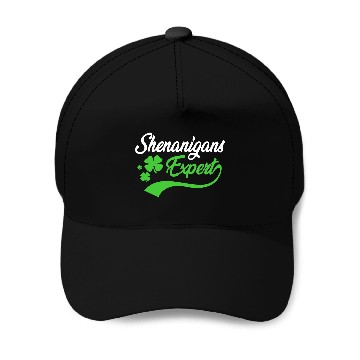 Discover Shenanigans Expert Funny St Patrick Day Baseball Caps