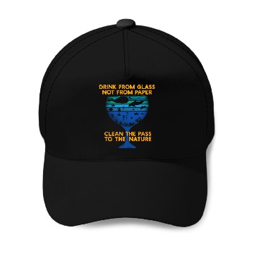 Discover Save the Ocean Baseball Caps