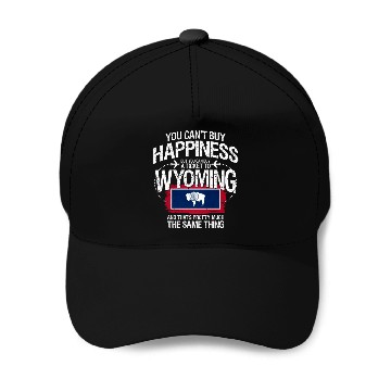 Discover Wyoming Baseball Caps