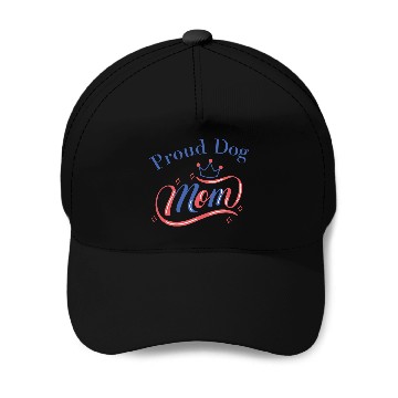 Discover Proud dog mom Baseball Caps