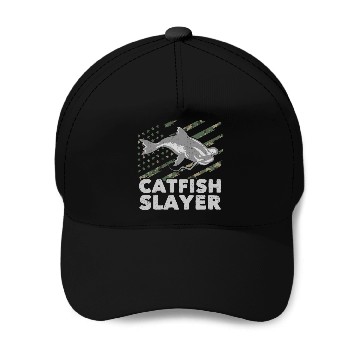Discover Catfish Slayer - Wels Catfish Hunter Baseball Caps