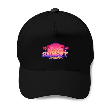 Discover Synthwave/Retrowave/Vaporwave 80s - Sunset Baseball Caps