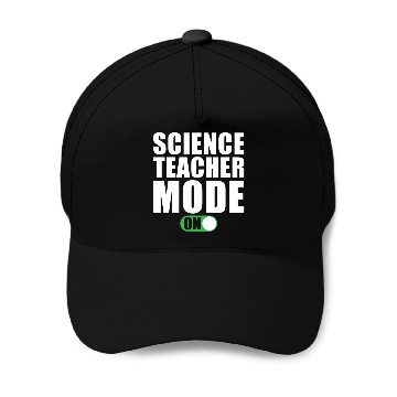 Discover Science Teacher Mode on Baseball Caps