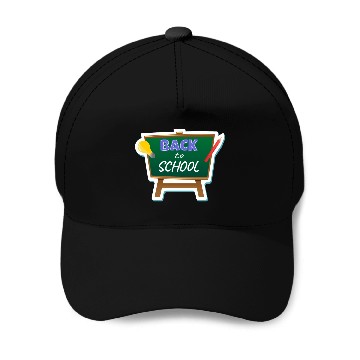 Discover Back to School Sticker Baseball Caps