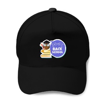 Discover Back to School Sticker Baseball Caps