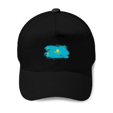 Discover Kazakhstan flag Baseball Caps