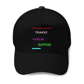 Discover Thanks Collar Surprise Baseball Caps