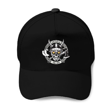 Discover Valhalla Calling Skull And Axes Baseball Caps