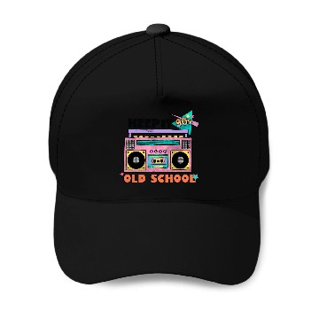 Discover Keep it 90s old school Baseball Caps