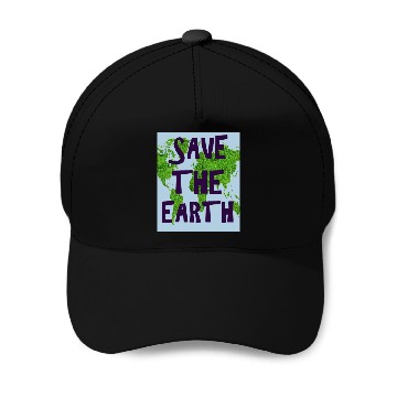 Discover SAVE THE EARTH Baseball Caps