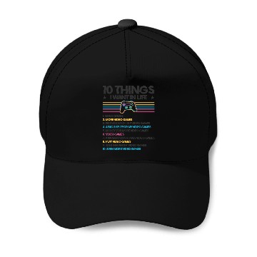 Discover Gaming Gamer Playing Video Game Computer Baseball Caps