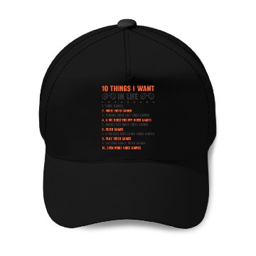 Discover Gaming Gamer Playing Video Game Computer Baseball Caps