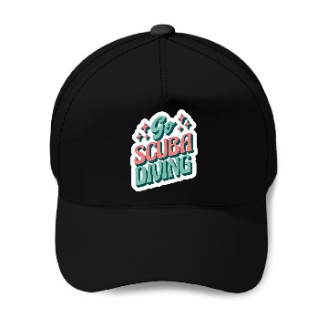 Discover go scuba diving Baseball Caps