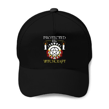 Discover Protected By Witchcraft Baseball Caps