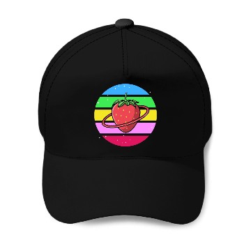 Discover Strawberry Planet Galaxy Baseball Caps