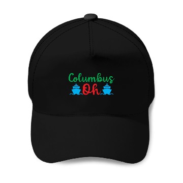 Discover Happy Columbus Day classic Baseball Caps