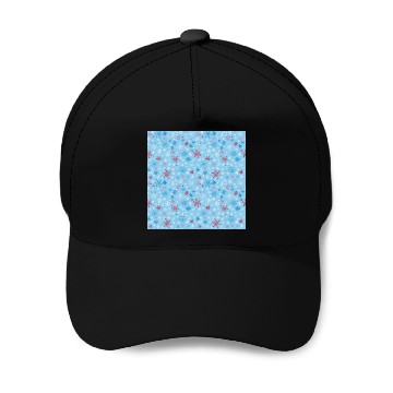 Discover Snowflakes Pattern Colorful Baseball Caps