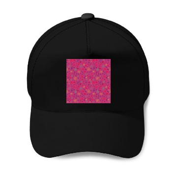 Discover Snowflakes Pattern Colorful Baseball Caps